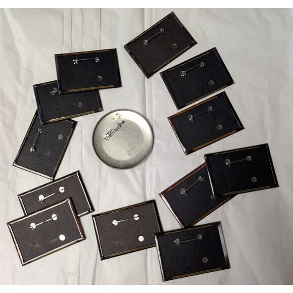 Lord Of The Rings: The Two Towers Movie Promo Pin Set 12 Character Plus 1 Button - Picture 2 of 3